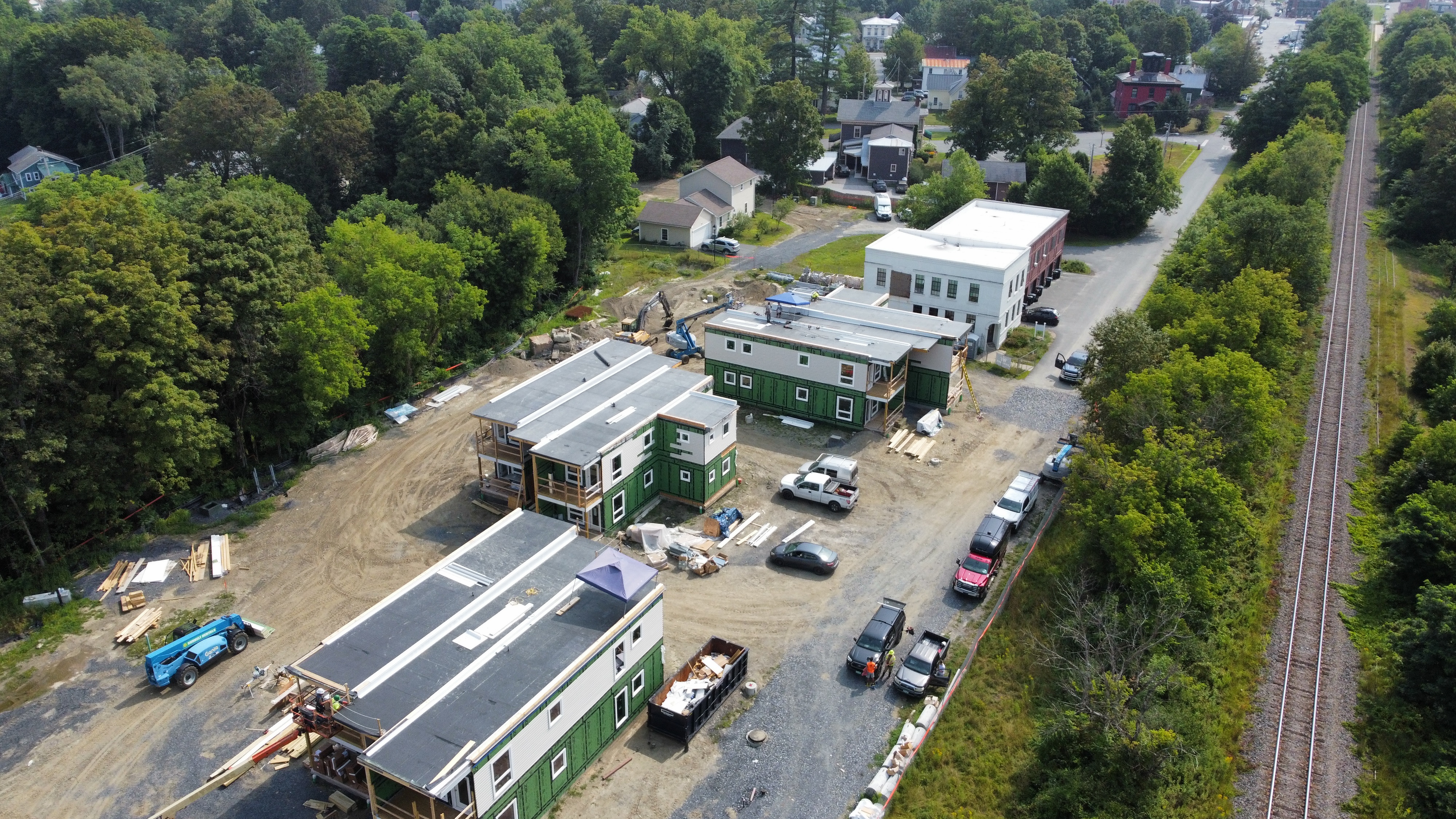 Aerial pic 2 of SSQ progress