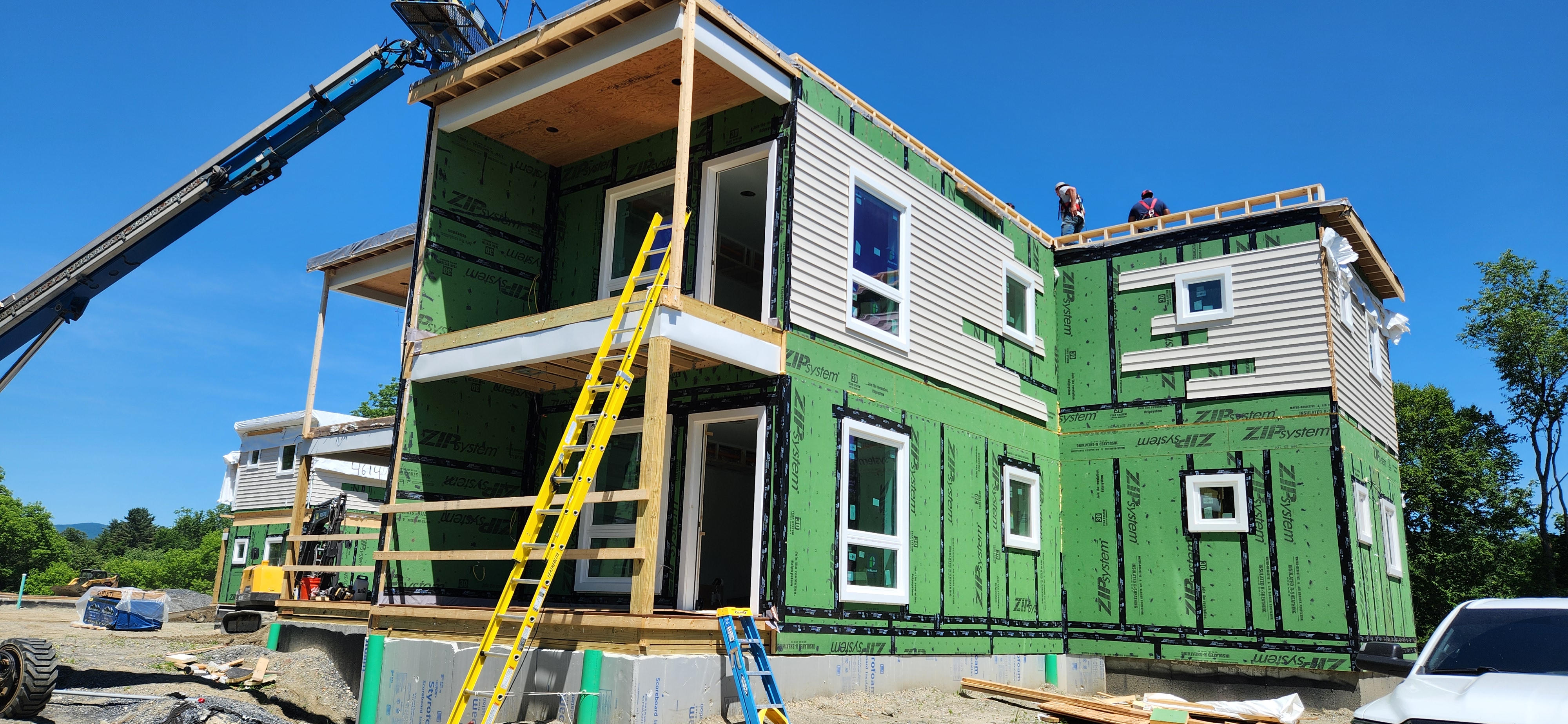 Working on Building A at Salisbury Squarew